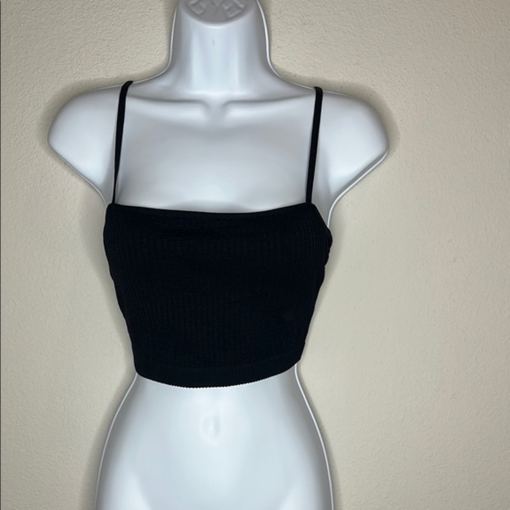 Black Women's Crop Top